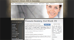 Desktop Screenshot of marshallhbrown.com