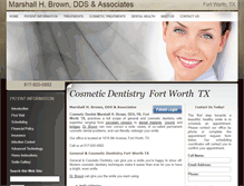 Tablet Screenshot of marshallhbrown.com